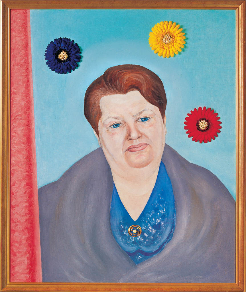 The portrait of wife №2 (canvas, painting oil)  90×70