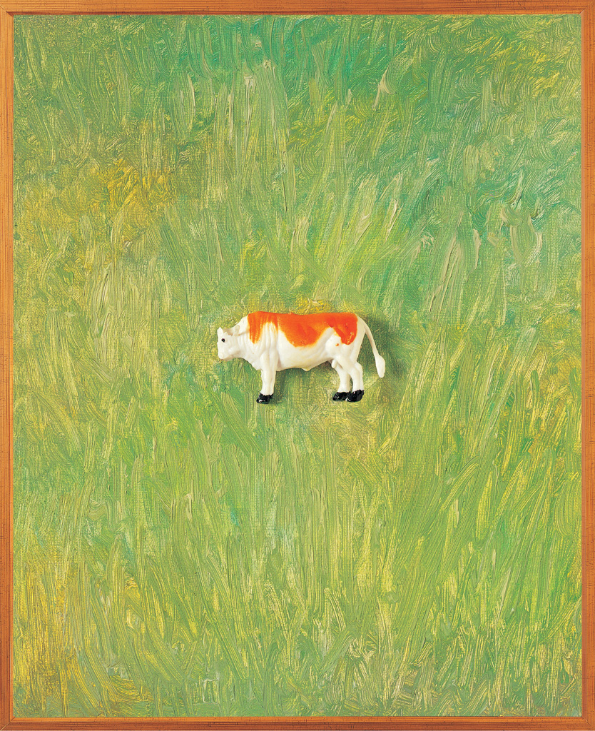 Lehm (lõuend, õli, kollaaž) 340×280