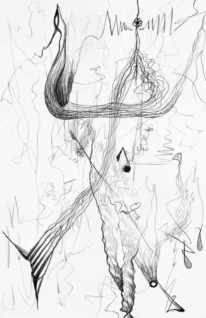 Cacophonie linéaire (cliché-verre)  600 x 400