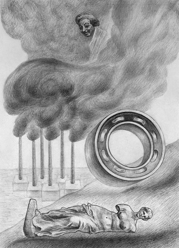 Par les yeux de Remrandt (crayon)  400 x 300