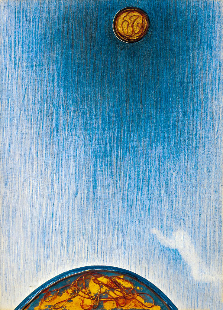 Dans le Cosmos  (crayon de couleur 40X30)