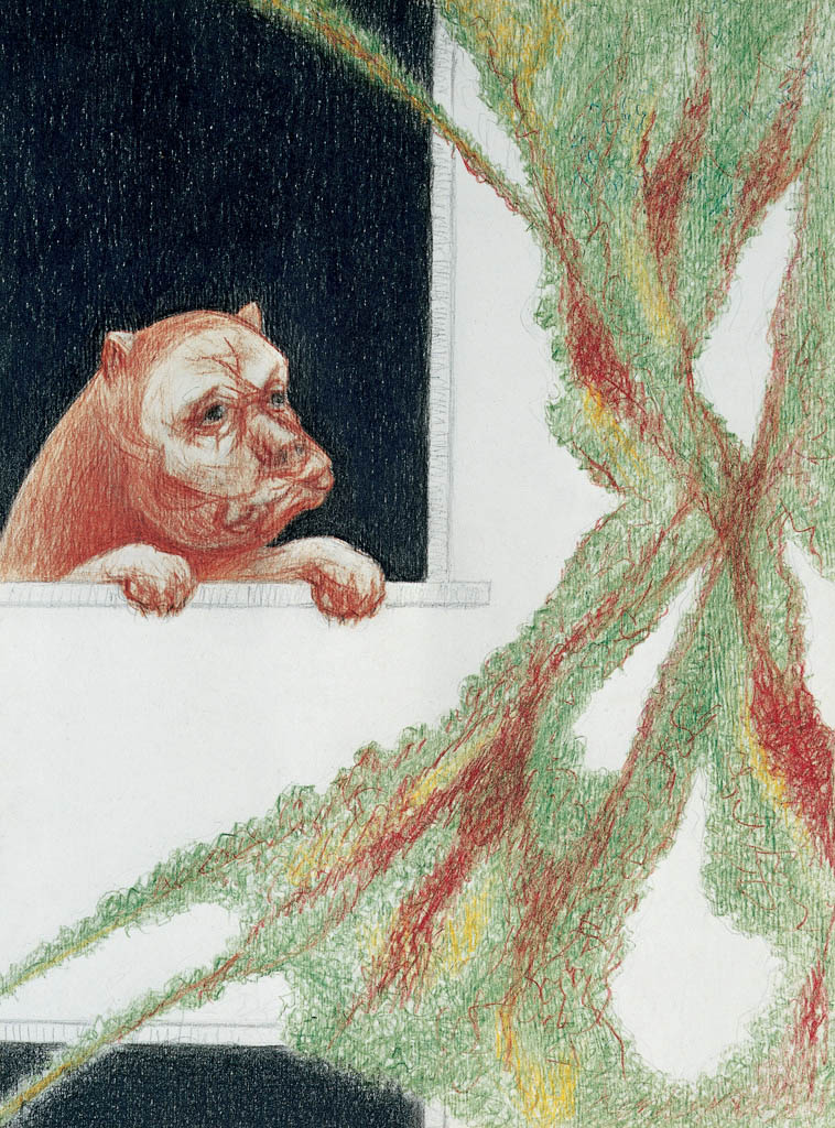 La solitude  (crayon de couleur 40X30)