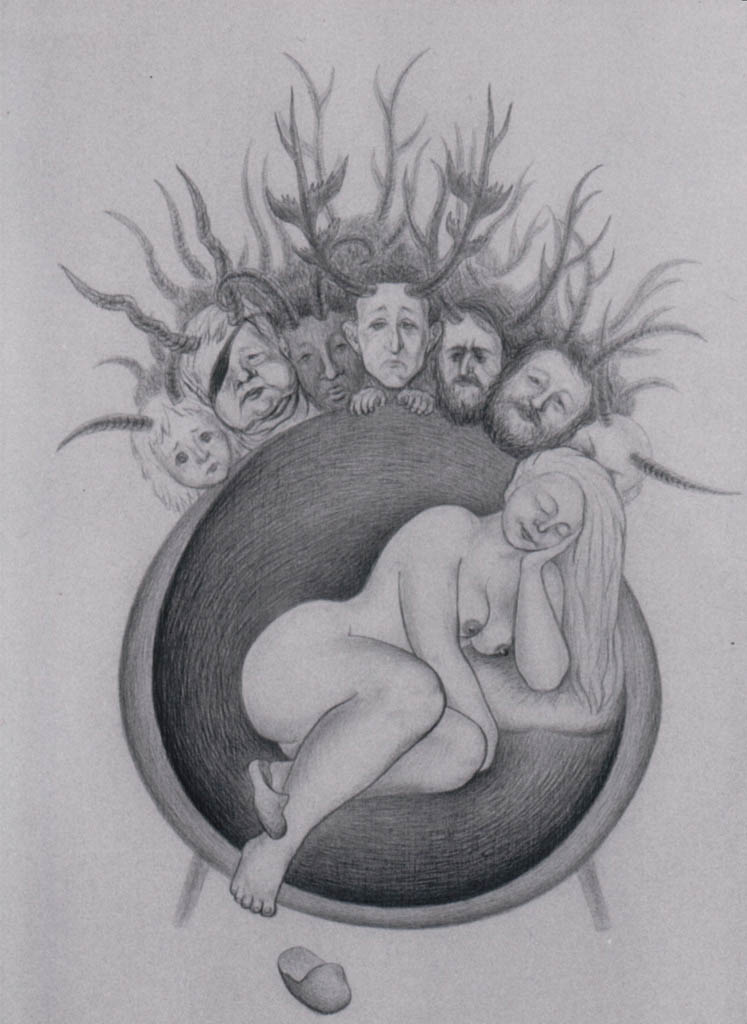 Un rêve convoité (cliché-verre)  900 x 650