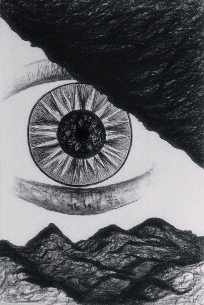 Etat d’âme d’un vieux Arménien (charbon)  600 x 400