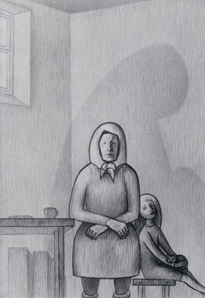 La cave (cliché-verre)  600 x 400