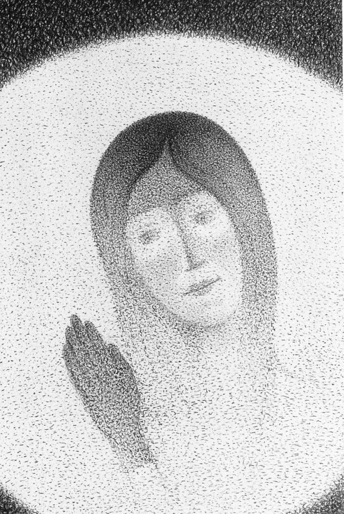 Sous l’éclairage (cliché-verre)  600 x 400